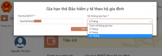 Cách gia hạn thẻ bảo hiểm y tế hộ gia đình online - Ảnh 3.