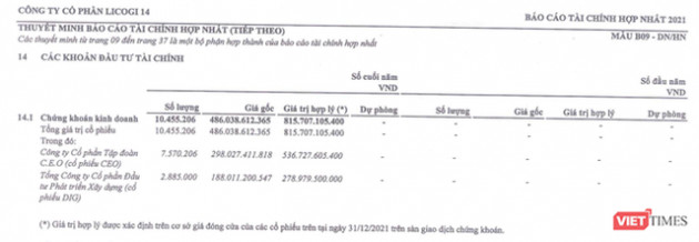 Cách L14 ‘xoay tiền’ đầu tư cổ phiếu DIG, CEO - Ảnh 1.