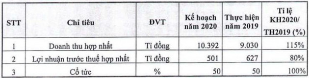 Cadivi (CAV) lên kế hoạch lợi nhuận đi lùi 20% trong năm 2020 - Ảnh 1.