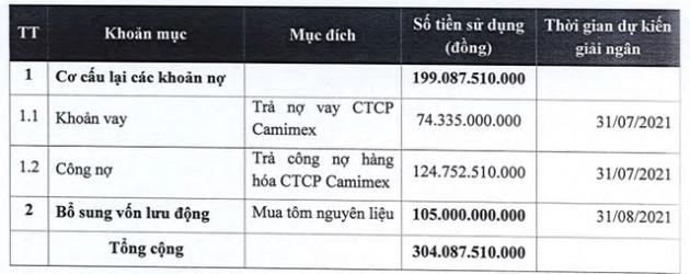 Camimex (CMX) chào bán 30 triệu cổ phiếu cho cổ đông hiện hữu, tăng vốn điều lệ gấp đôi - Ảnh 1.