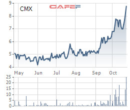 Camimex (CMX): Quý 3 lãi 41 tỷ đồng cao gấp 8 lần cùng kỳ - Ảnh 1.