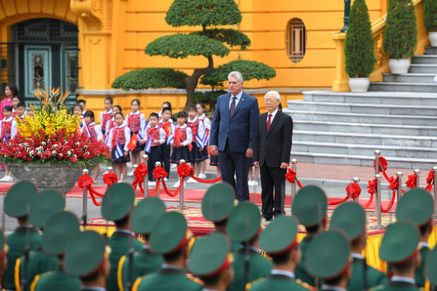 Cận cảnh chuyến thăm chính thức Việt Nam đầu tiên của Chủ tịch Cuba Miguel Diaz Canel