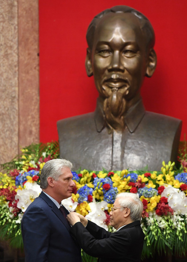 Cận cảnh chuyến thăm chính thức Việt Nam đầu tiên của Chủ tịch Cuba Miguel Diaz Canel - Ảnh 5.