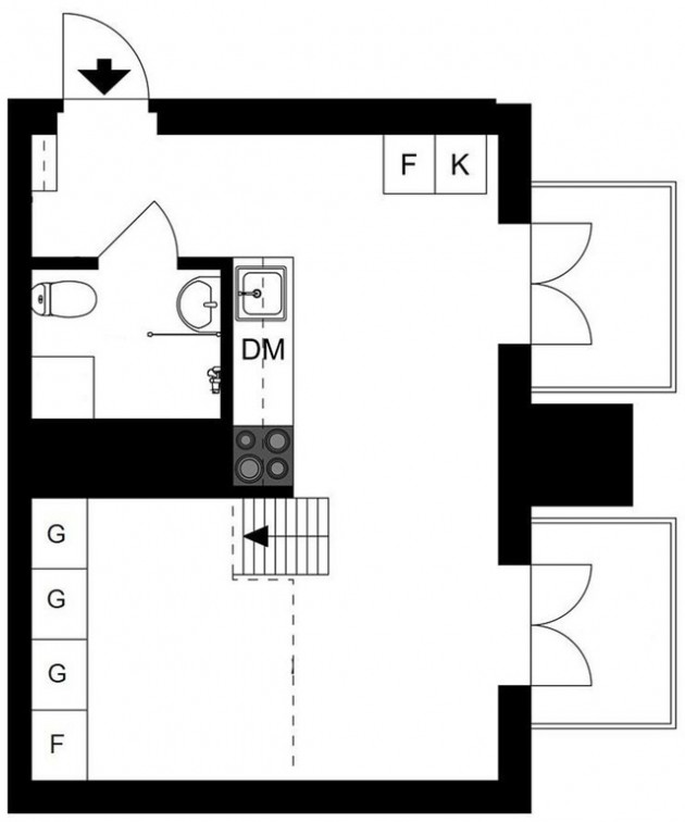 Căn hộ 34m2 như có phép màu lôi cuốn đến kỳ lạ - Ảnh 12.