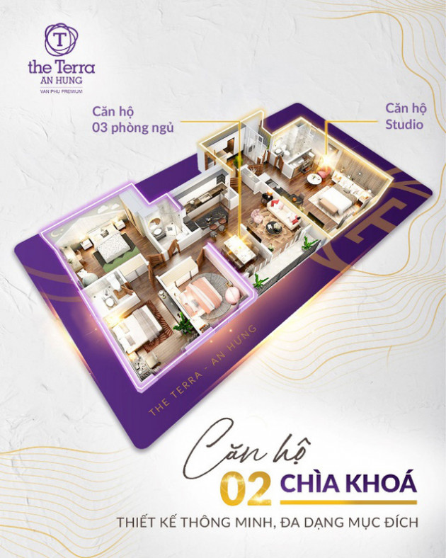 Căn hộ Dual Key The Terra - An Hưng: Chia đôi không gian, nhân ba giá trị - Ảnh 1.