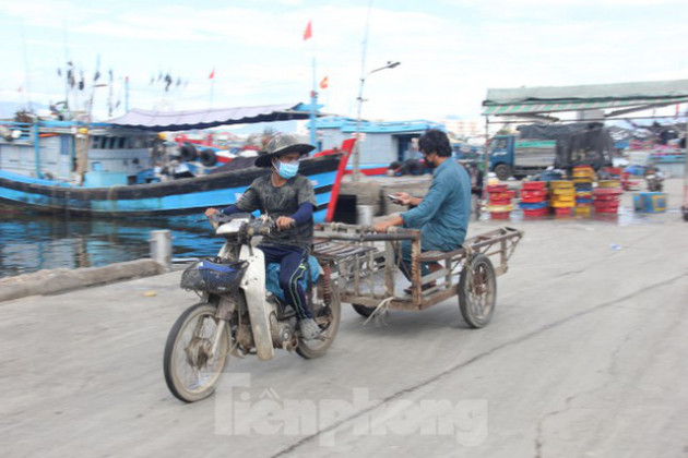 Cảng cá lớn nhất miền Trung ra sao trước giờ đóng cửa? - Ảnh 9.