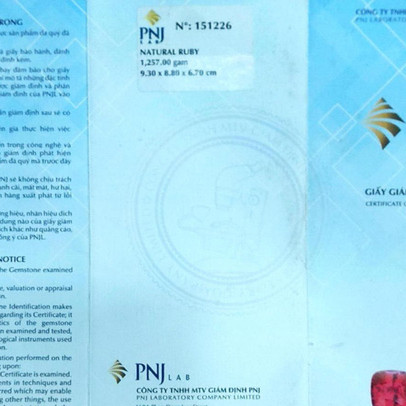 Cảnh báo chiêu thức lừa đảo mới: Giả mạo giấy giám định đá quý của PNJ