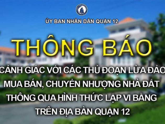 Cảnh báo: Mua nhà, đất qua vi bằng là mất trắng - Ảnh 1.