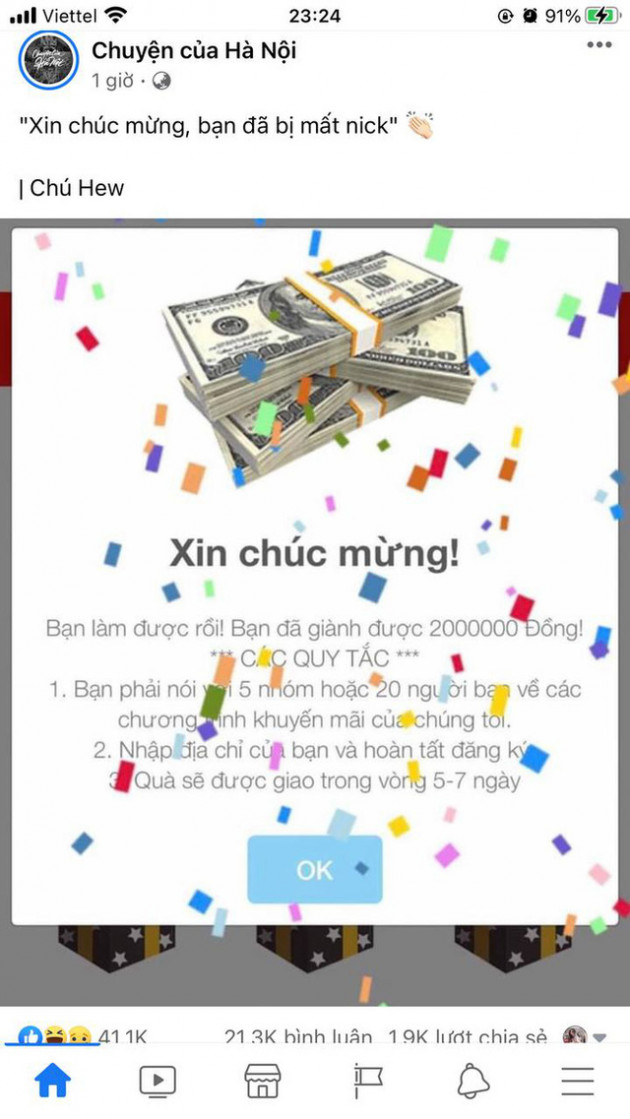 Cảnh báo: Xuất hiện đường link giả mạo Quỹ phúc lợi Coca-Cola trên Facebook, nhiều người dùng sập bẫy, tài khoản bị bốc hơi - Ảnh 2.