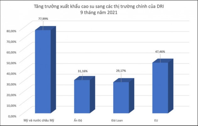 Cao su DRI báo lãi gộp tăng 2,5 lần trong 9 tháng đầu năm 2021 - Ảnh 2.