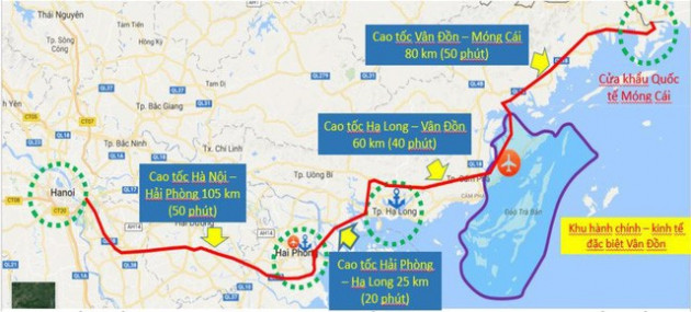 Cao tốc hơn 11 nghìn tỷ Vân Đồn – Móng Cái hoàn thành giải phóng mặt bằng - Ảnh 1.