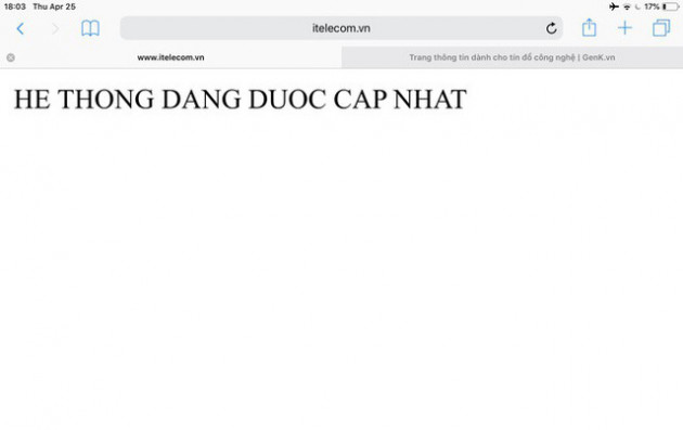 [Cập nhật] Vừa ra mắt được vài tiếng, website của nhà mạng ITelecom đã bị hack - Ảnh 2.