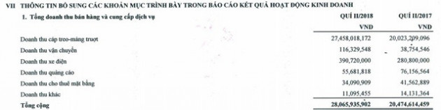 Cáp treo Núi Bà Tây Ninh (TCT): Nửa đầu năm 2018 lãi trước thuế 83 tỷ đồng, vượt 13% kế hoạch - Ảnh 1.