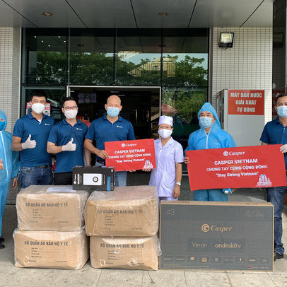 Casper Vietnam trao tặng hơn 1.000 bộ đồ bảo hộ y tế “tiếp lửa” y bác sĩ Đà Nẵng chống dịch