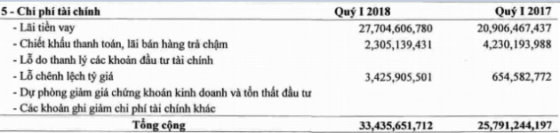 Casumina (CSM): Gánh nặng chi phí, LNST quý 1/2018 chỉ bằng 15% cùng kỳ - Ảnh 1.