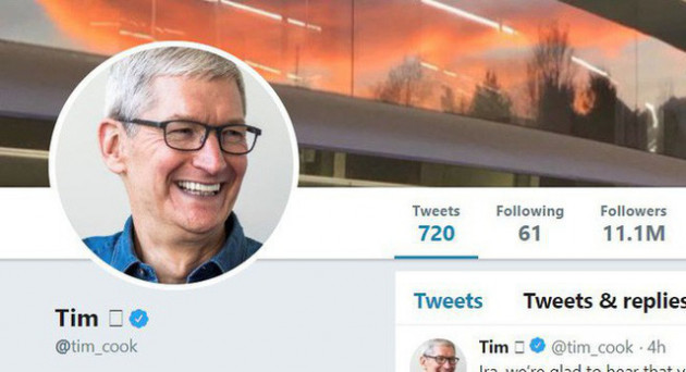 CEO Apple Tim Cook đổi tên Twitter thành "Tim Apple" sau khi bị Tổng thống Mỹ Donald Trump gọi nhầm