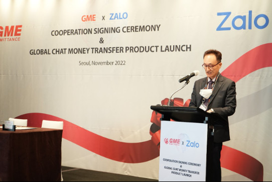 CEO GME Remittance: Triển khai dịch vụ chuyển tiền trên Zalo phục vụ kiều bào - Ảnh 1. CEO GME Remittance: Triển khai dịch vụ chuyển tiền trên Zalo phục vụ kiều bào - Ảnh 1.