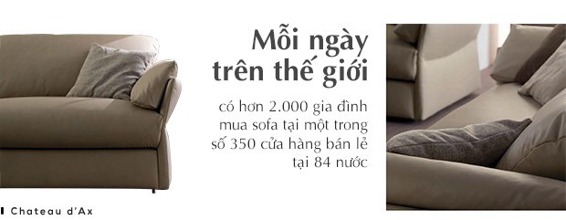 Chateau d’Ax và hành trình 70 năm từ tiệm may nhỏ ở Milan đến những chiếc sofa thủ công hàng đầu Châu Âu - Ảnh 6.