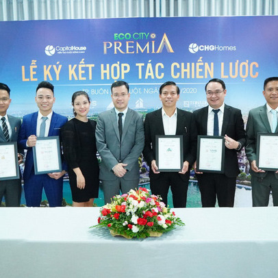 CHG Homes ký hợp tác chiến lược phân phối dự án EcoCity Premia Buôn Ma Thuột