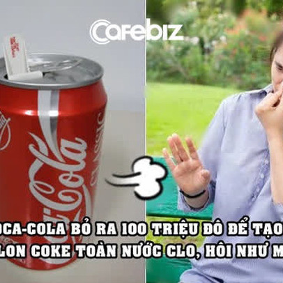 Chiến dịch marketing nhớ đời của Coca-Cola: Tung ra lon Coke chứa nước clo thối như mùi xì hơi, ‘đốt sạch’ 100 triệu USD trong 23 ngày