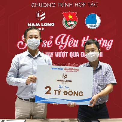 Chiến dịch "Nam Long tiếp sức vượt Covid-19" hỗ trợ hơn 5 tỷ đồng cùng tuyến đầu chống dịch