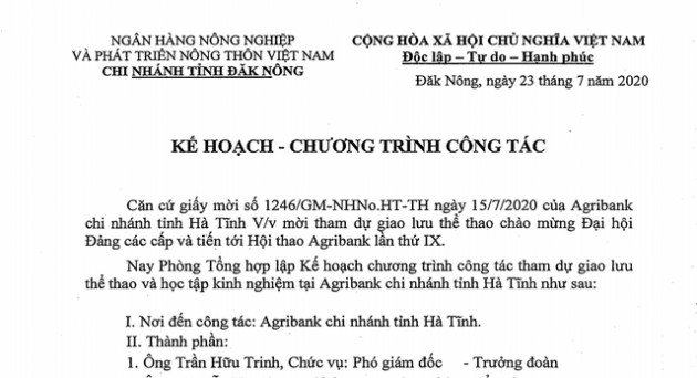 Cho rằng chống dịch tốt hơn tỉnh, Agribank Đắk Nông đưa đoàn ra miền Trung... giao lưu thể thao - Ảnh 2.