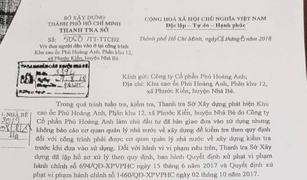 Chủ đầu tư chung cư Sài Gòn phải trả lại tiền vì phạt bậy - Ảnh 4.