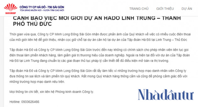Chủ đầu tư địa ốc ‘đau đầu’ vì bị môi giới giả mạo bán trộm dự án - Ảnh 1.