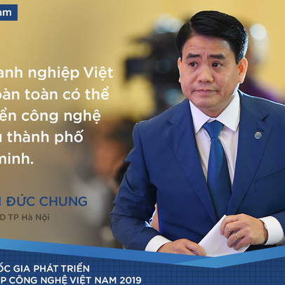 Chủ tịch UBND TP Hà Nội: Doanh nghiệp Việt hoàn toàn có thể phát triển công nghệ phục vụ thành phố thông minh