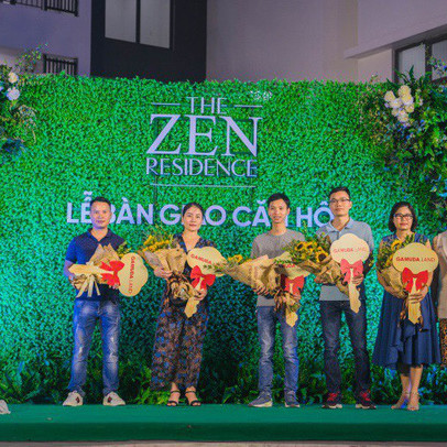 Chung cư cao cấp The Zen Residence hút khách tại lễ bàn giao căn hộ