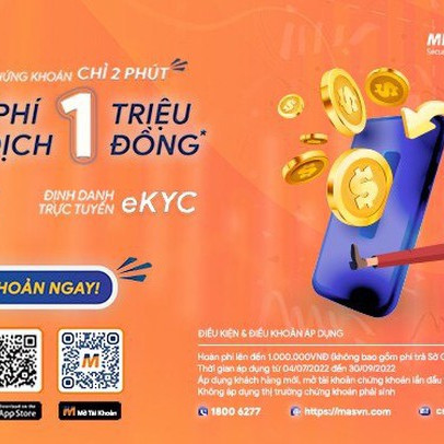 Chứng khoán Mirae Asset tung ra ưu đãi hoàn phí cho nhà đầu tư mới