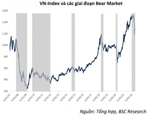 Chứng khoán Việt Nam hồi phục ra sao sau những lần rơi vào thị trường gấu? - Ảnh 1.