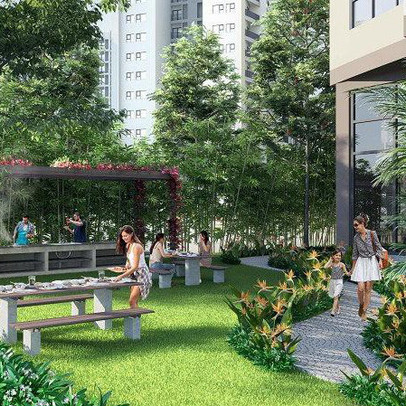 Chuỗi tiện ích “ngay ngưỡng cửa” tại Le Grand Jardin