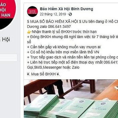 Chuyển Bộ Công an điều tra các đối tượng mua sổ bảo hiểm trục lợi