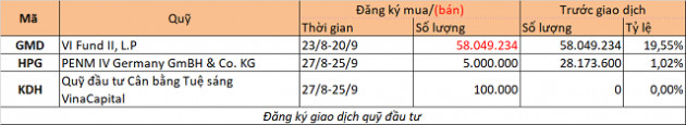 Chuyển động quỹ đầu tư tuần 19-25/8: PENM IV mua HPG, VI Group thoái GMD