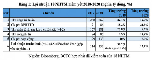 Chuyên gia: Cần nhìn nhận bức tranh lợi nhuận ngân hàng 2020 và 2021 một cách toàn diện, đầy đủ hơn - Ảnh 1.