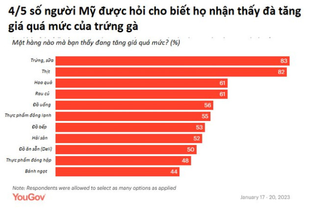 Chuyện lạ: 1 bịch vài quả giá tới 14 USD, trứng trở thành mặt hàng ‘buôn lậu’ nóng tại Mỹ