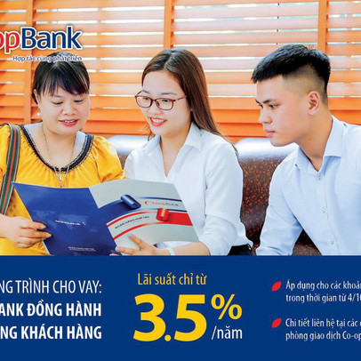 “Co-opBank đồng hành cùng khách hàng”