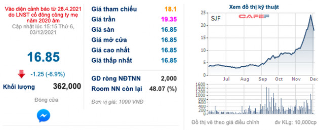 Cổ phiếu lau sàn sau 12 phiên trần liên tiếp, SJF công bố sắp rót vốn đầu tư dự án Khu du lịch sinh thái và tâm linh - Ảnh 1.