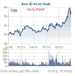 Cổ phiếu tăng 65% từ đầu năm, Nước Thủ Dầu Một (TDM) sắp tạm ứng cổ tức bằng tiền tỷ lệ 12% - Ảnh 1.