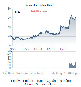 Cổ phiếu tăng gấp 3 lần từ đầu năm 2021, IPA đưa 1,8 triệu cổ phiếu quỹ ra bán - Ảnh 1.