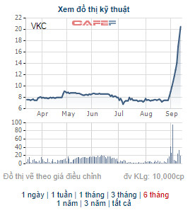 Cổ phiếu VKC tăng trần 11 phiên liên tiếp, loạt cổ đông lớn của Cáp nhựa Vĩnh Khánh mang cổ phiếu ra bán - Ảnh 1.