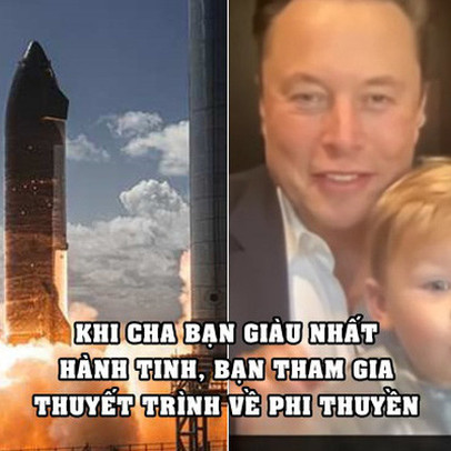 Con trai 18 tháng tuổi của Elon Musk gây sốt khi họp trực tuyến cùng cha, thuyết trình về phi thuyền