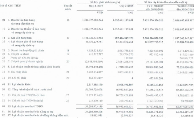 Công trình Viettel (CTR) tăng trưởng lợi nhuận 15% trong nửa đầu năm 2019, cổ phiếu tăng giá gấp đôi - Ảnh 1.