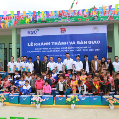 Công ty chứng khoán BIDV (BSC) khánh thành trường mầm non tại Điện Biên