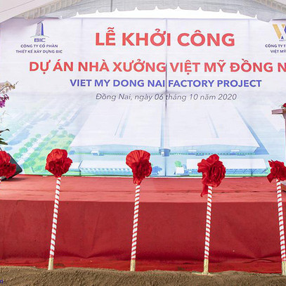 Công ty CP thiết kế xây dựng BIC khởi công xưởng gỗ Việt Mỹ Đồng Nai