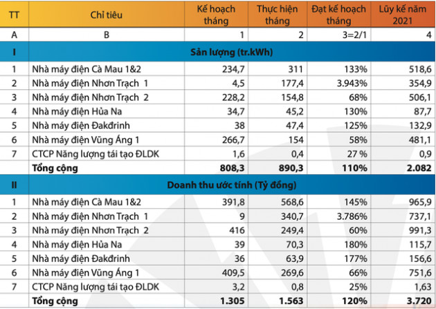 Công ty điện lực dầu khí lớn nhất giảm 25% doanh thu tháng 2 vì nhà máy Vũng Áng 1 gặp sự cố phải tạm dừng - Ảnh 1.