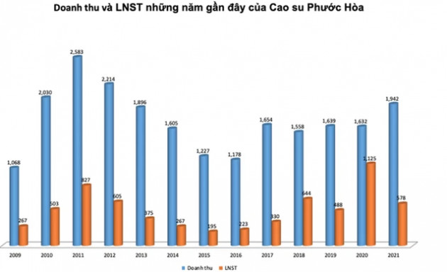 Công ty mẹ Cao su Phước Hoà (PHR) đặt mục tiêu lãi sau thuế trên 740 tỷ đồng trong năm 2022 - Ảnh 1.