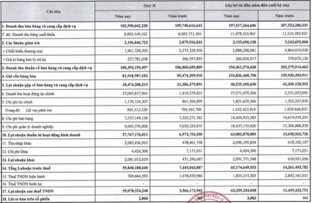 Công ty nội thất Xuân Hoà bất ngờ báo lãi quý 2 gấp 10 lần cùng kỳ - Ảnh 1.