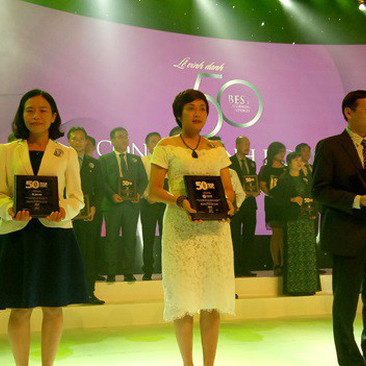 Công ty Phát Đạt (PDR) vào Top 50 công ty kinh doanh hiệu quả nhất Việt Nam 2018